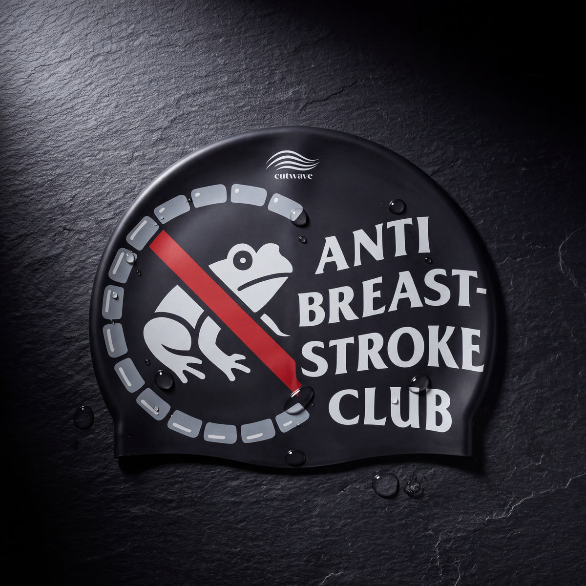 Anti Breaststroke Club Swim Cap