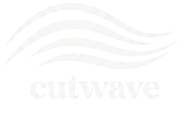 Cutwave swim caps logo